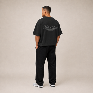 POLERA BOXYFIT MOTION® NEGRA
