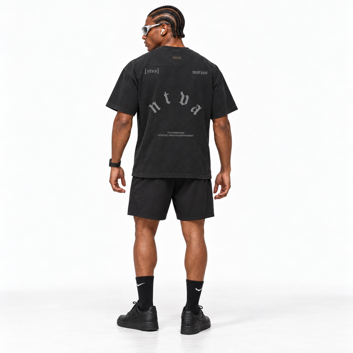 POLERA OVERSIZE GOTHIC NEGRA® 100% ALGODÓN