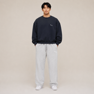 CREWNECK MARINO BASIC® POLERÓN RELAXED FIT