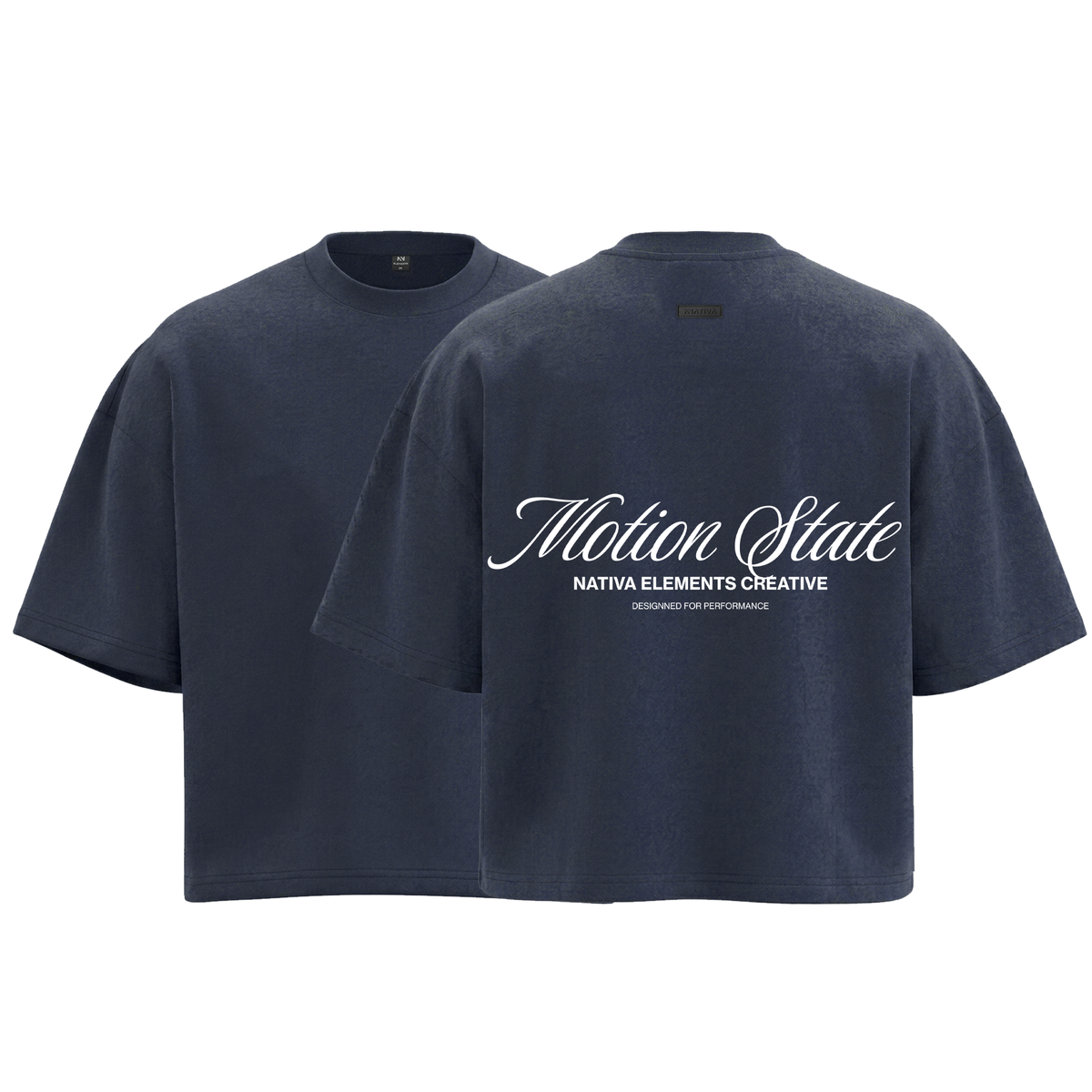 POLERA BOXYFIT MOTION® AZUL MARINO