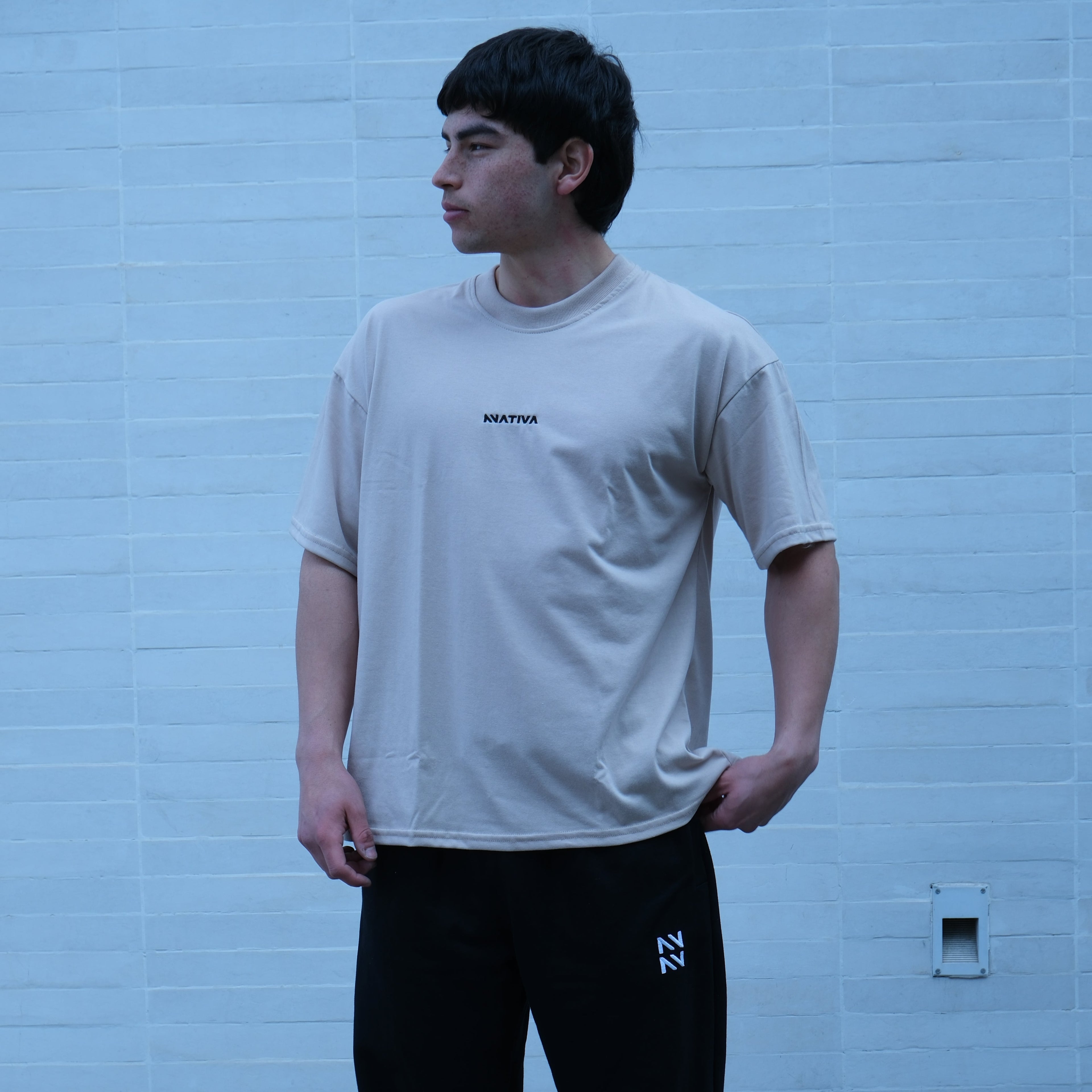 POLERA OVERSIZE ELEMENTS™ BEIGE