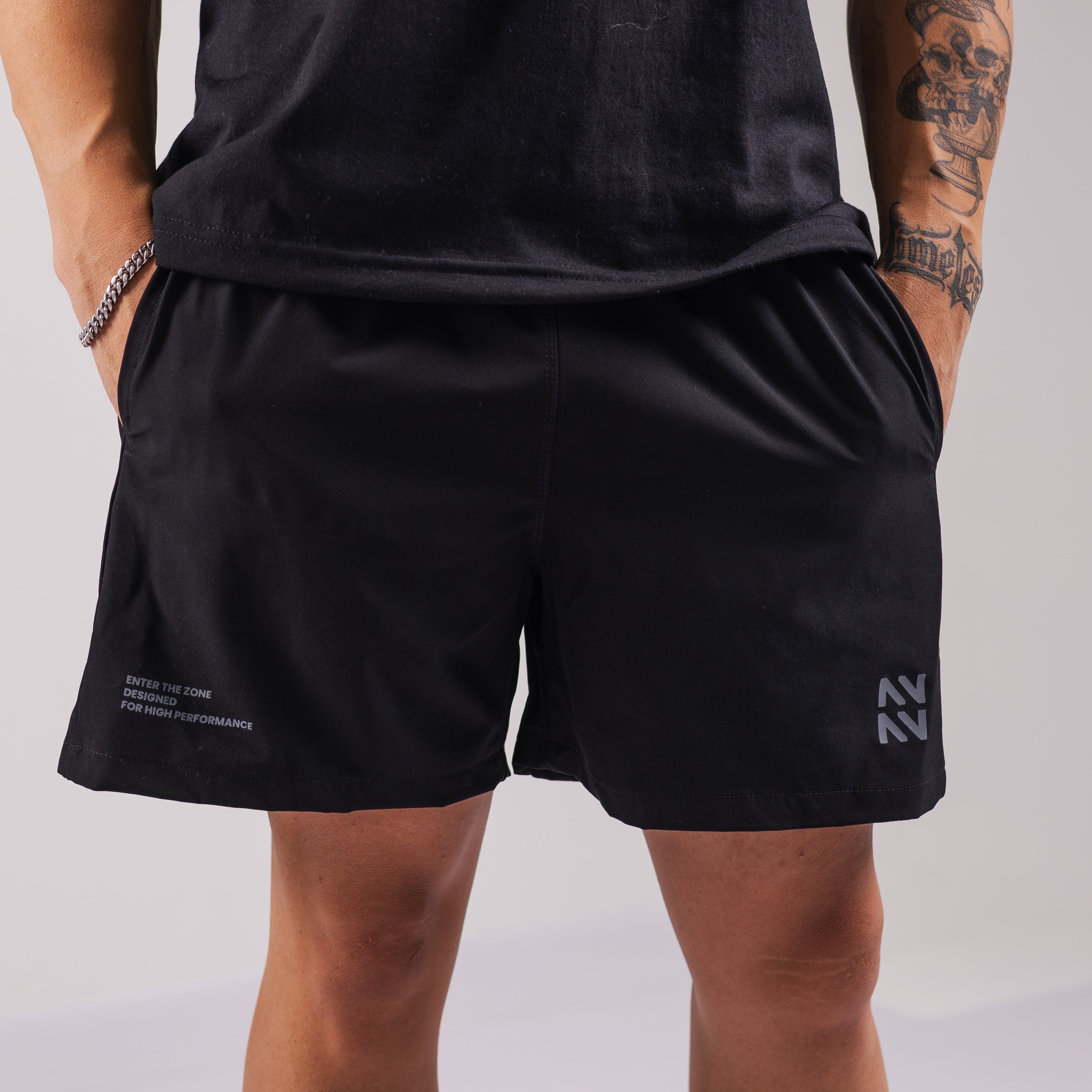 Short Deportivo Negro V2 — modelo | Nativa Elements