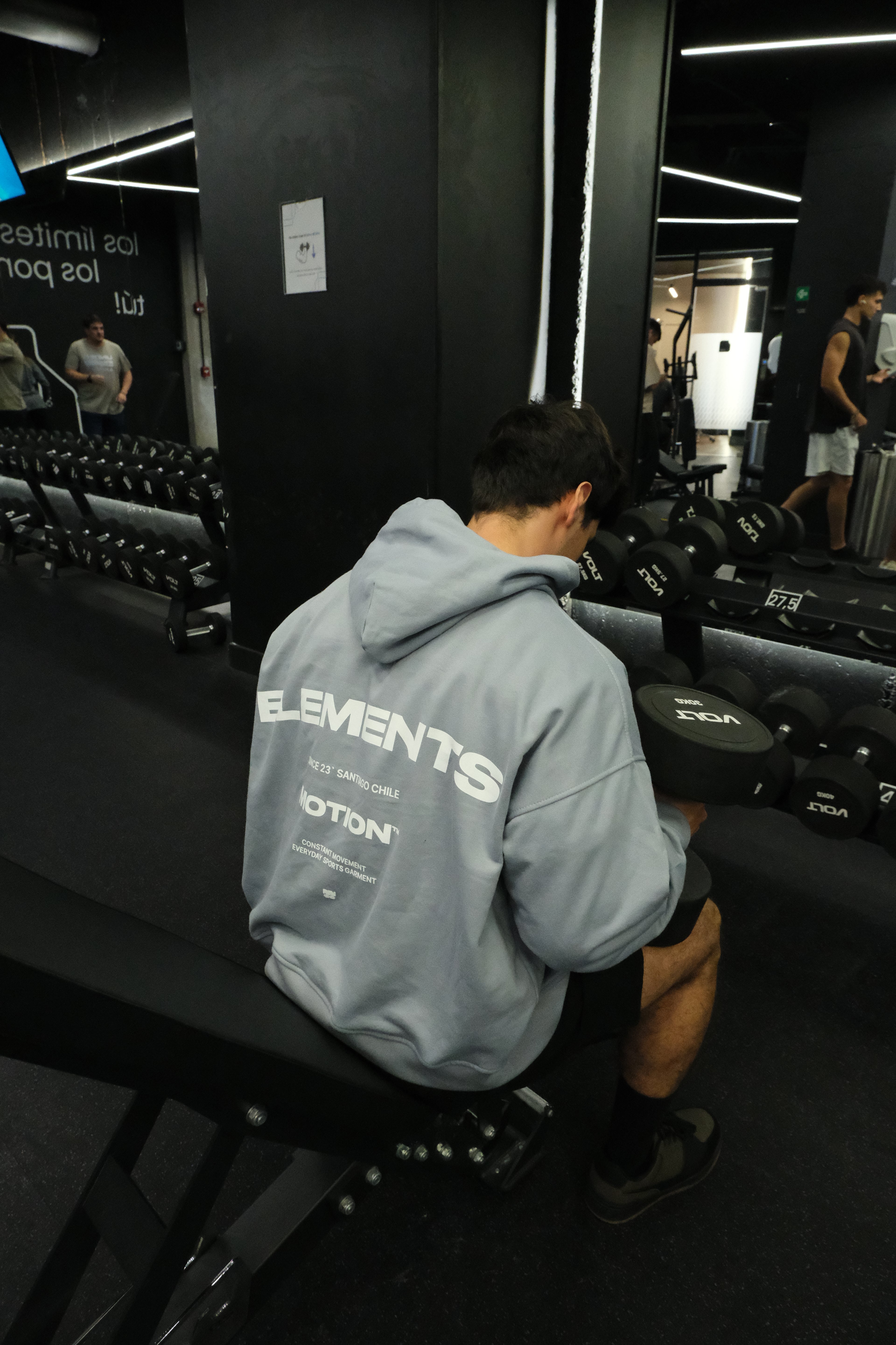 HOODIE ELEMENTS™ BOXY FIT PERLA