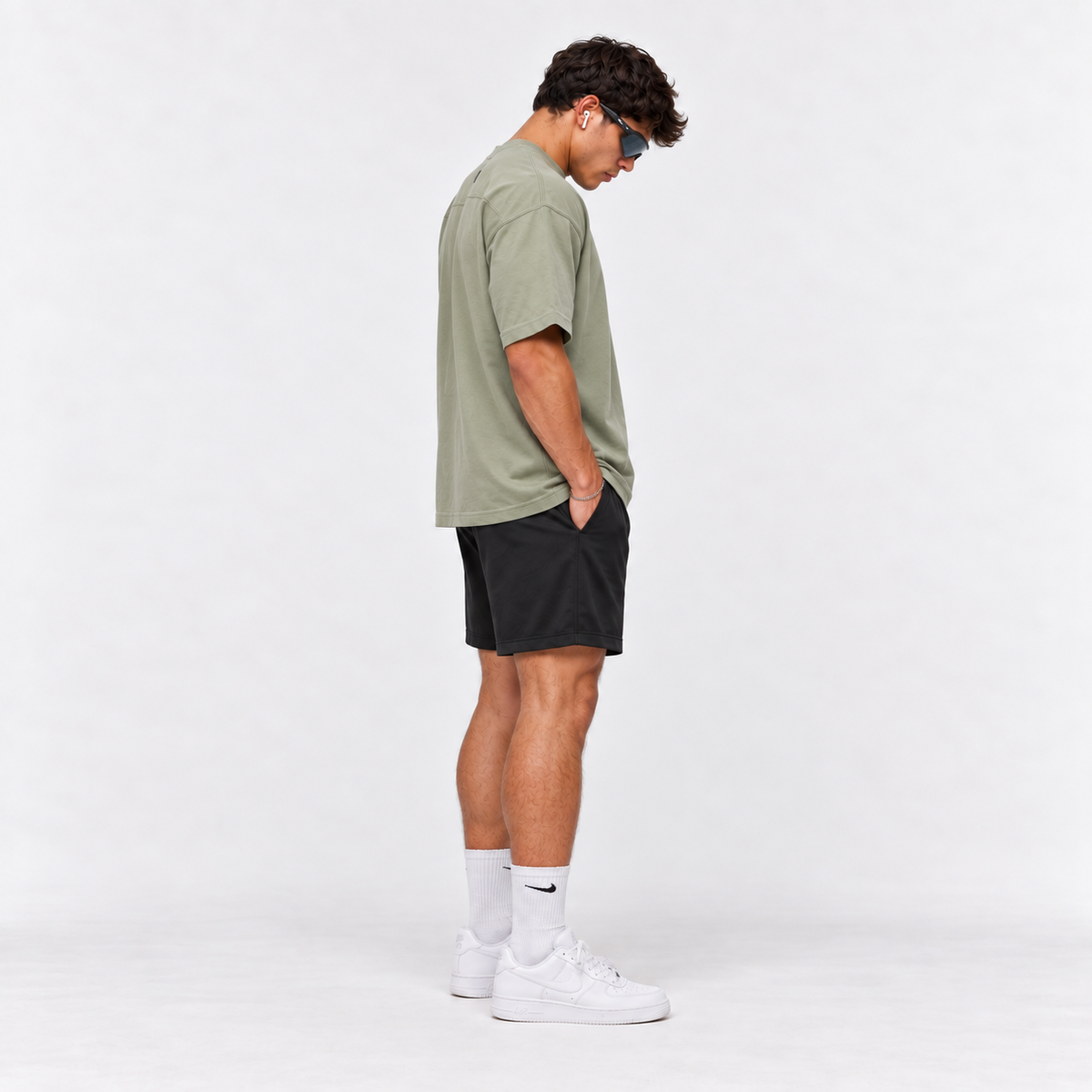 POLERA OVERSIZE BASIC OLIVA® 100% ALGODÓN
