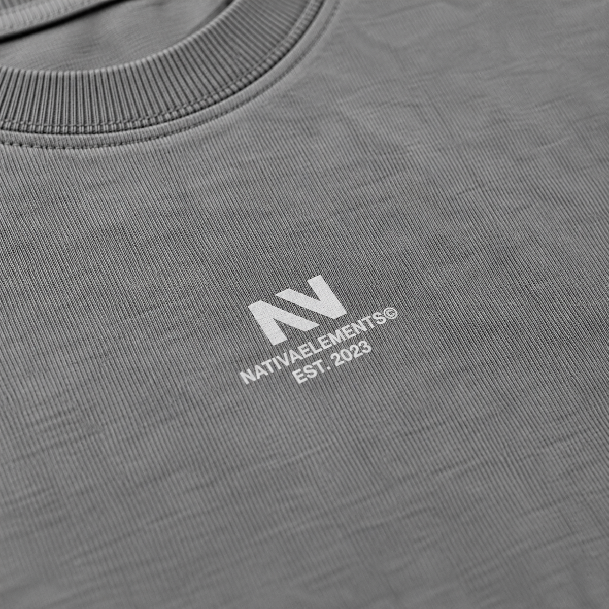 MUSCULOSA TANK OVERSIZE GRIS HORSEPOWER® 100% ALGODÓN