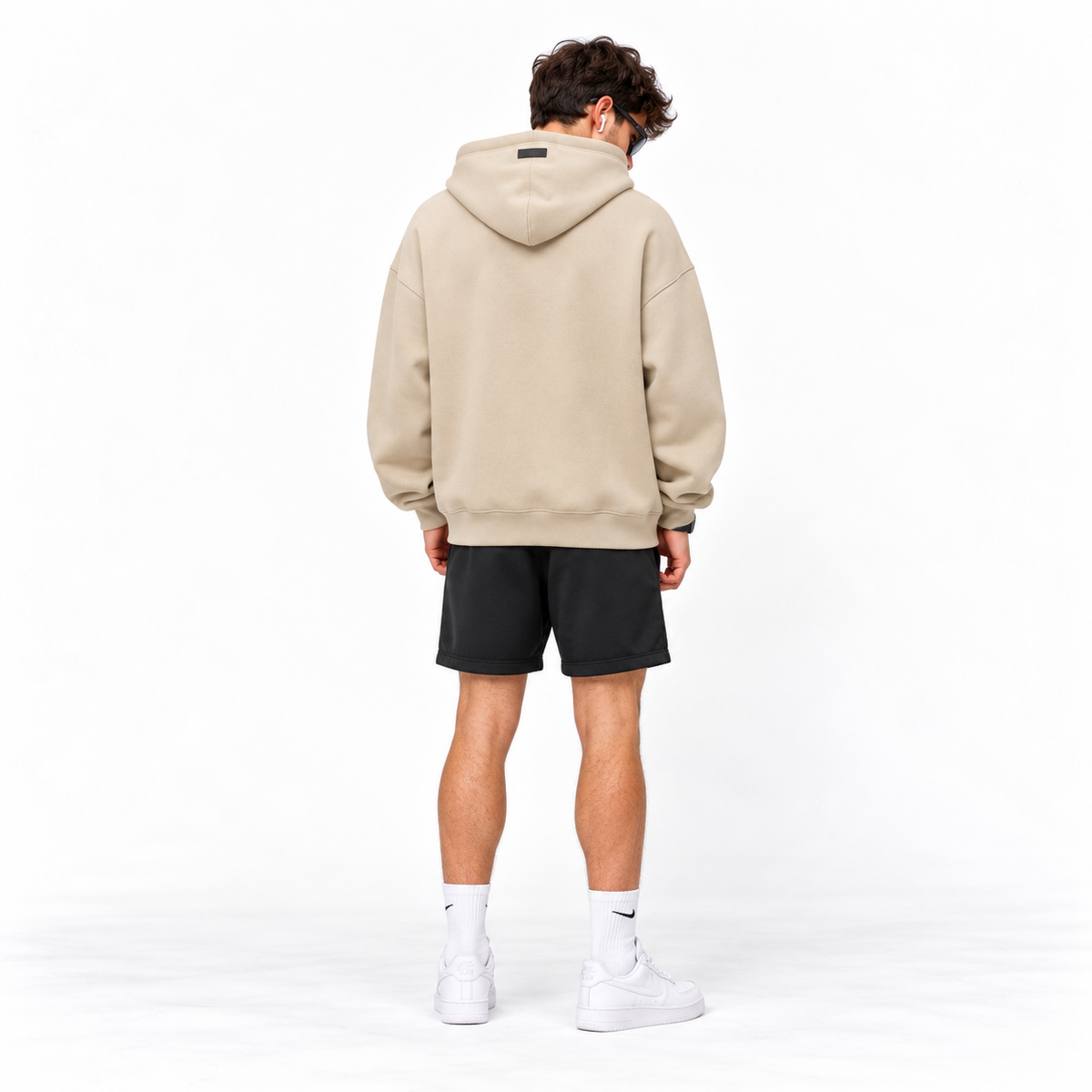 POLERON BASIC BEIGE HEAVYWEIGHT® 100% ALGODÓN BOXYFIT