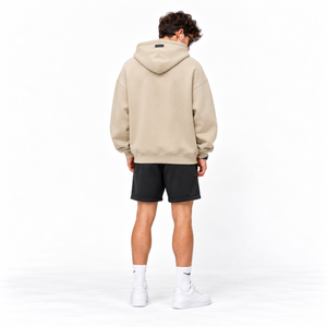 POLERON BASIC BEIGE HEAVYWEIGHT® 100% ALGODÓN BOXYFIT