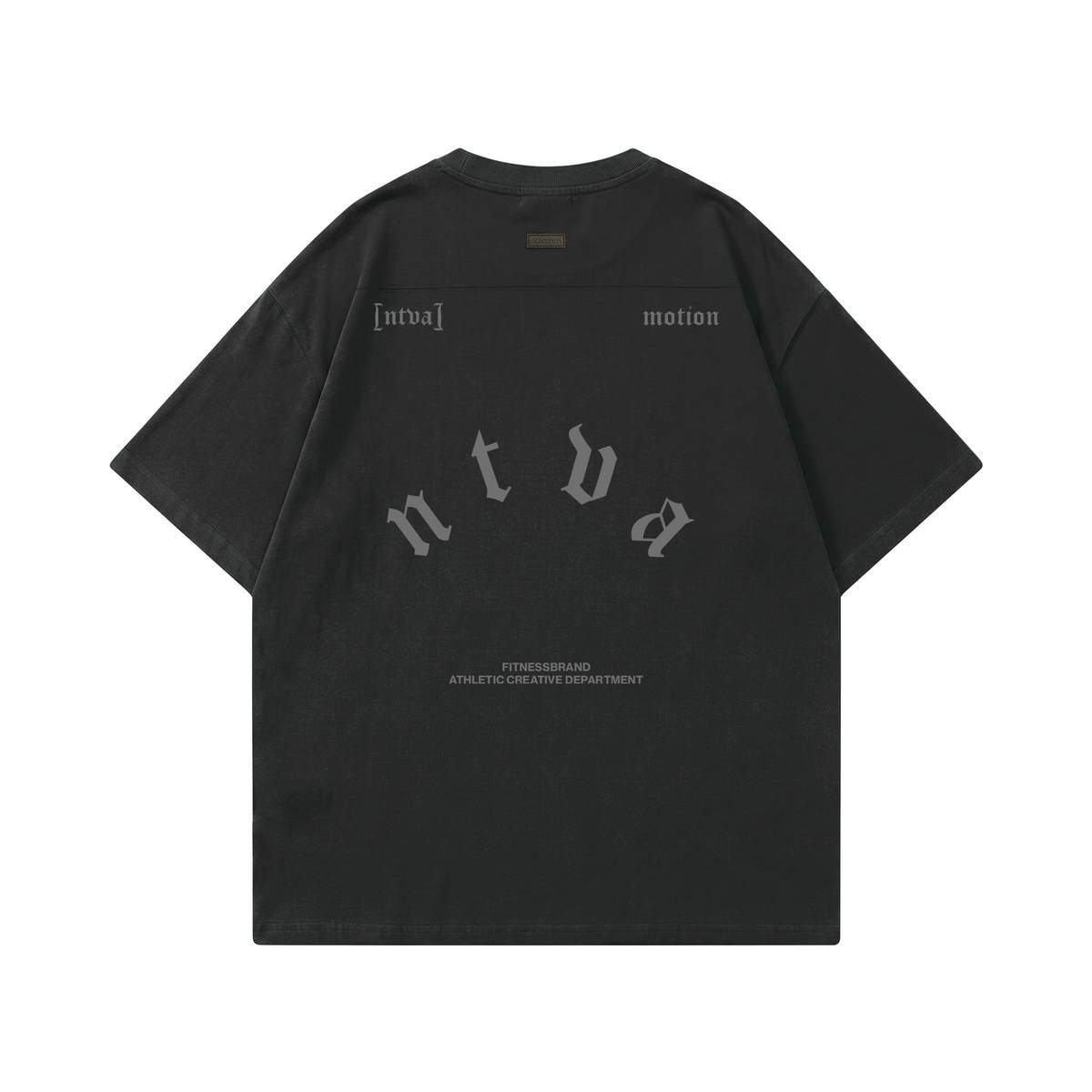 POLERA OVERSIZE GOTHIC NEGRA® 100% ALGODÓN