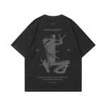 POLERA OVERSIZE NEGRA RANA® 100% ALGODÓN