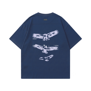 POLERA OVERSIZE AZUL CÓNDOR® 100% ALGODÓN