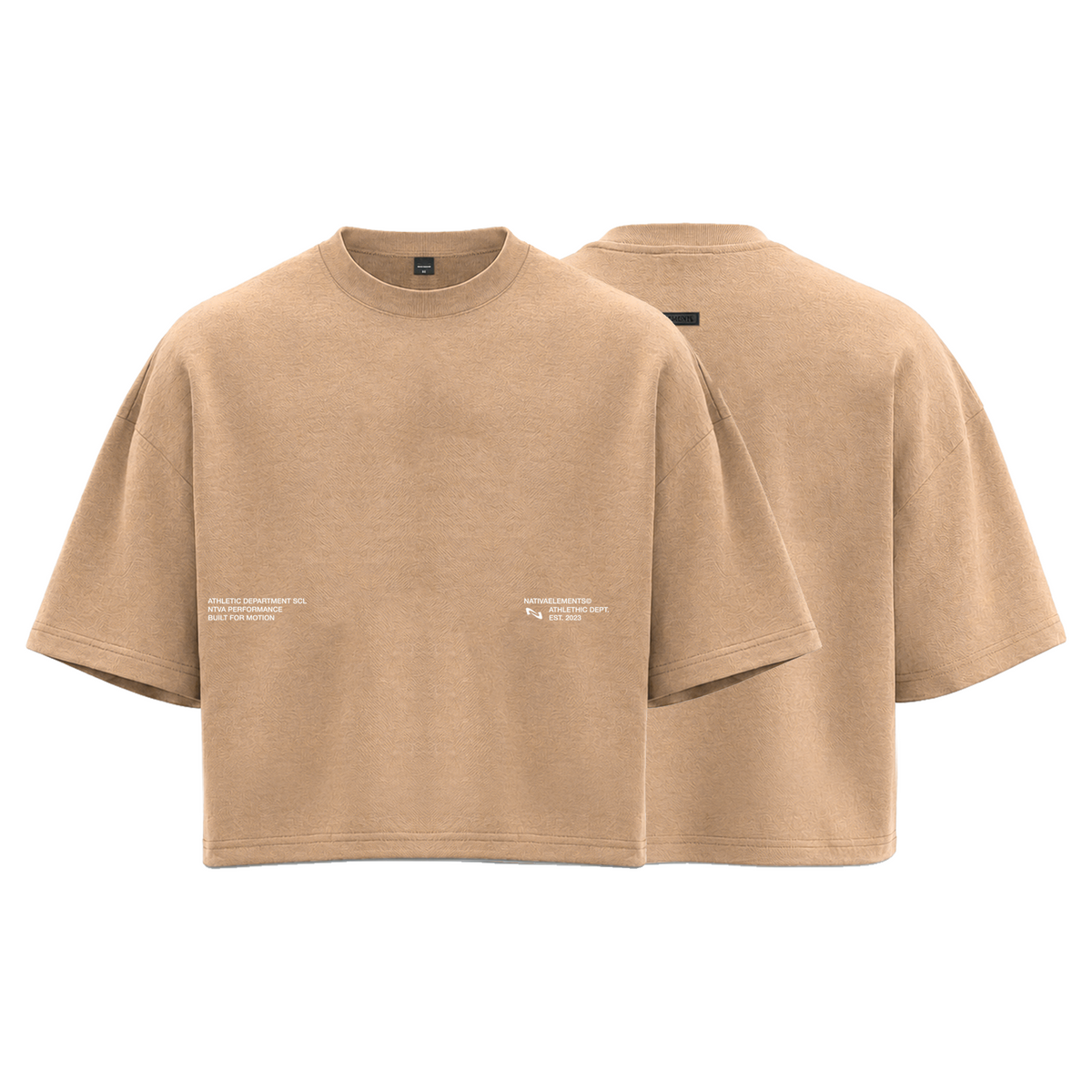 POLERA BOXYFIT MOKKA BASIC® 100% ALGODÓN