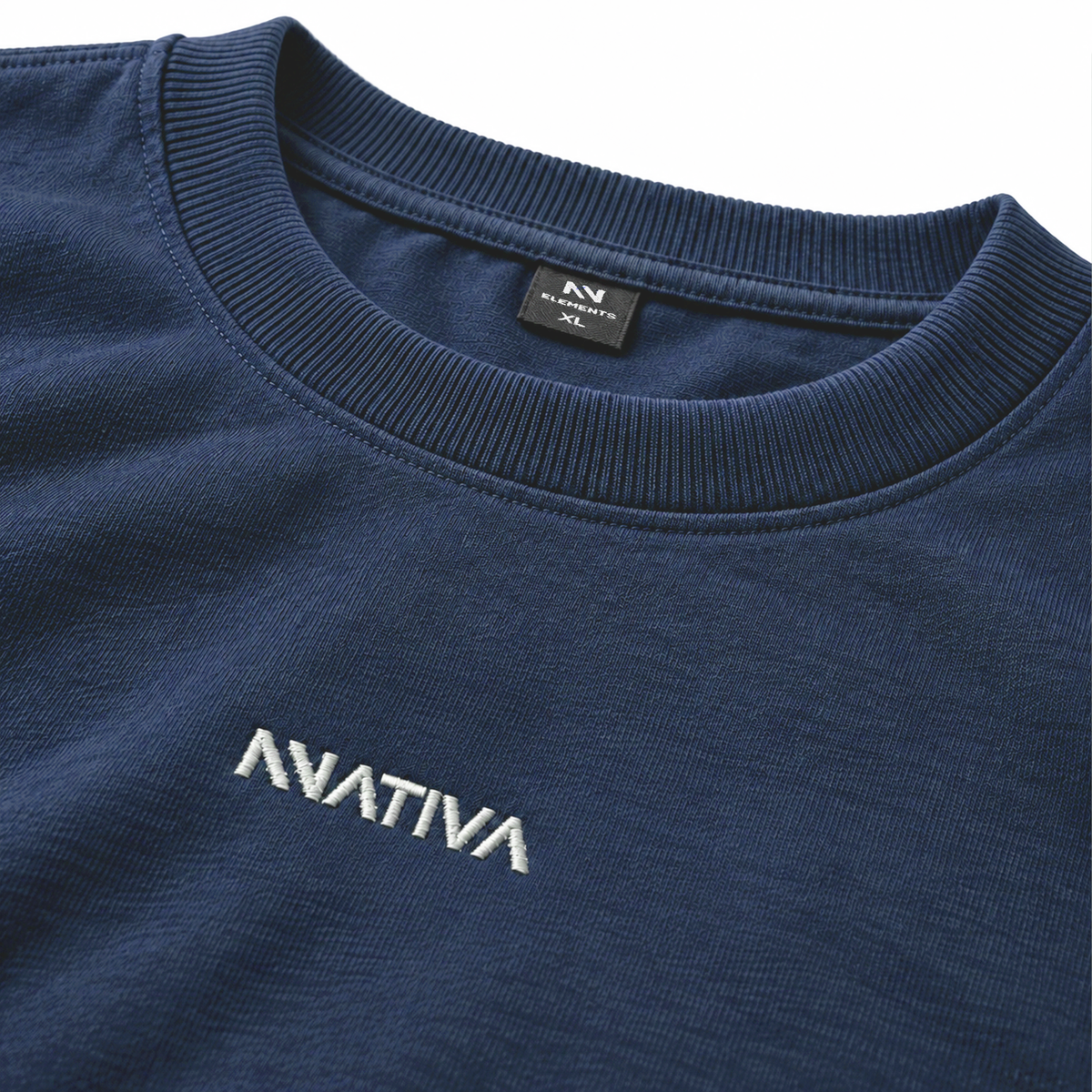 POLERA OVERSIZE AZUL ELEMENTS® 100% ALGODÓN
