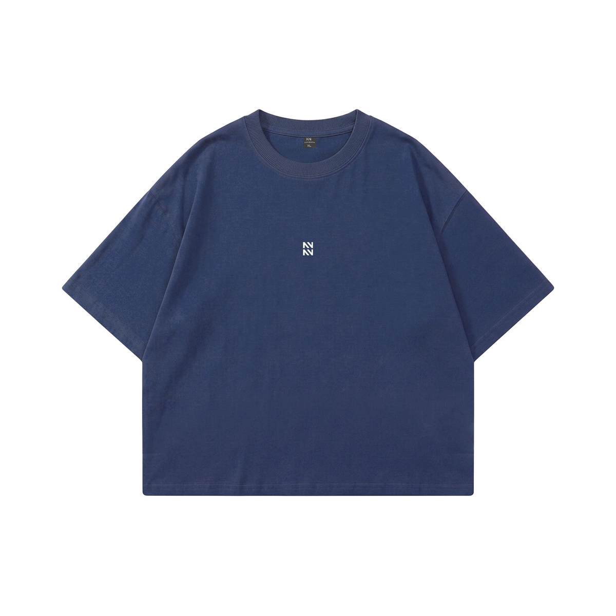 POLERA BOXYFIT BASIC® MARINO 100% ALGODÓN