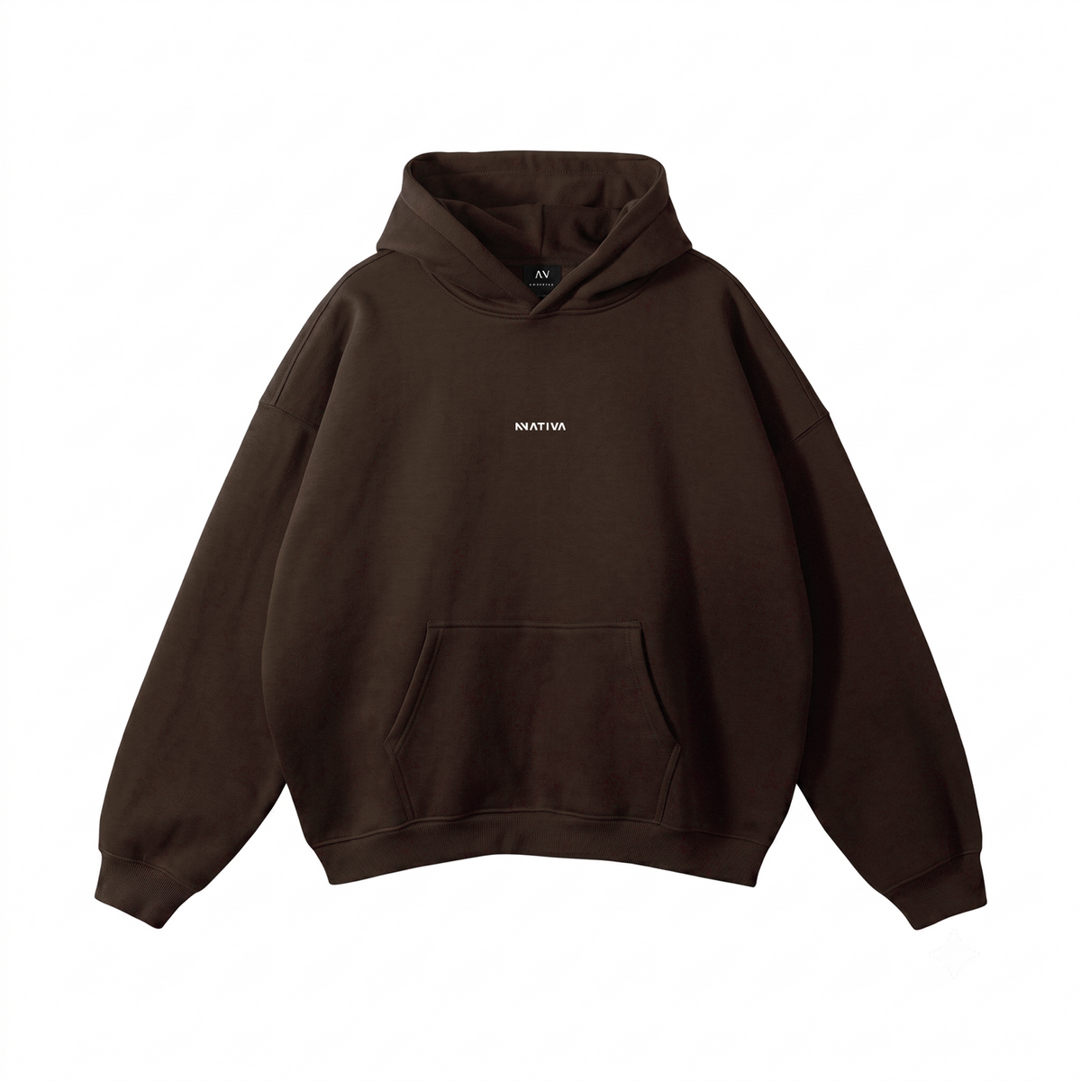 POLERÓN BASIC CAFÉ HEAVYWEIGHT® 100% ALGODÓN BOXYFIT