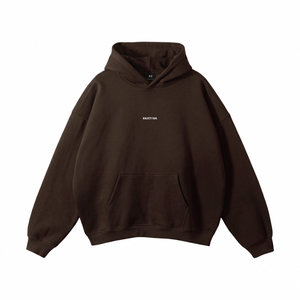 POLERÓN BASIC CAFÉ HEAVYWEIGHT® 100% ALGODÓN BOXYFIT