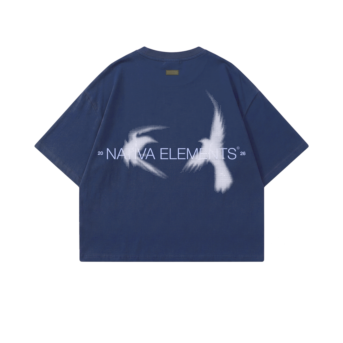 POLERA BOXYFIT ALAS® AZUL 100% ALGODÓN