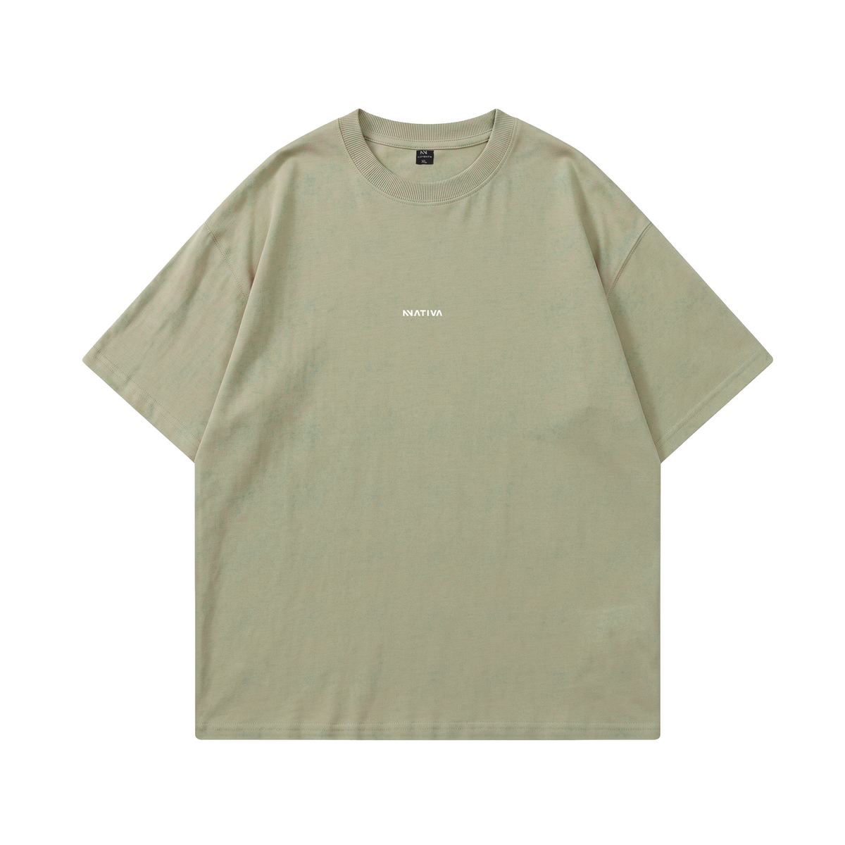 POLERA OVERSIZE BASIC OLIVA® 100% ALGODÓN