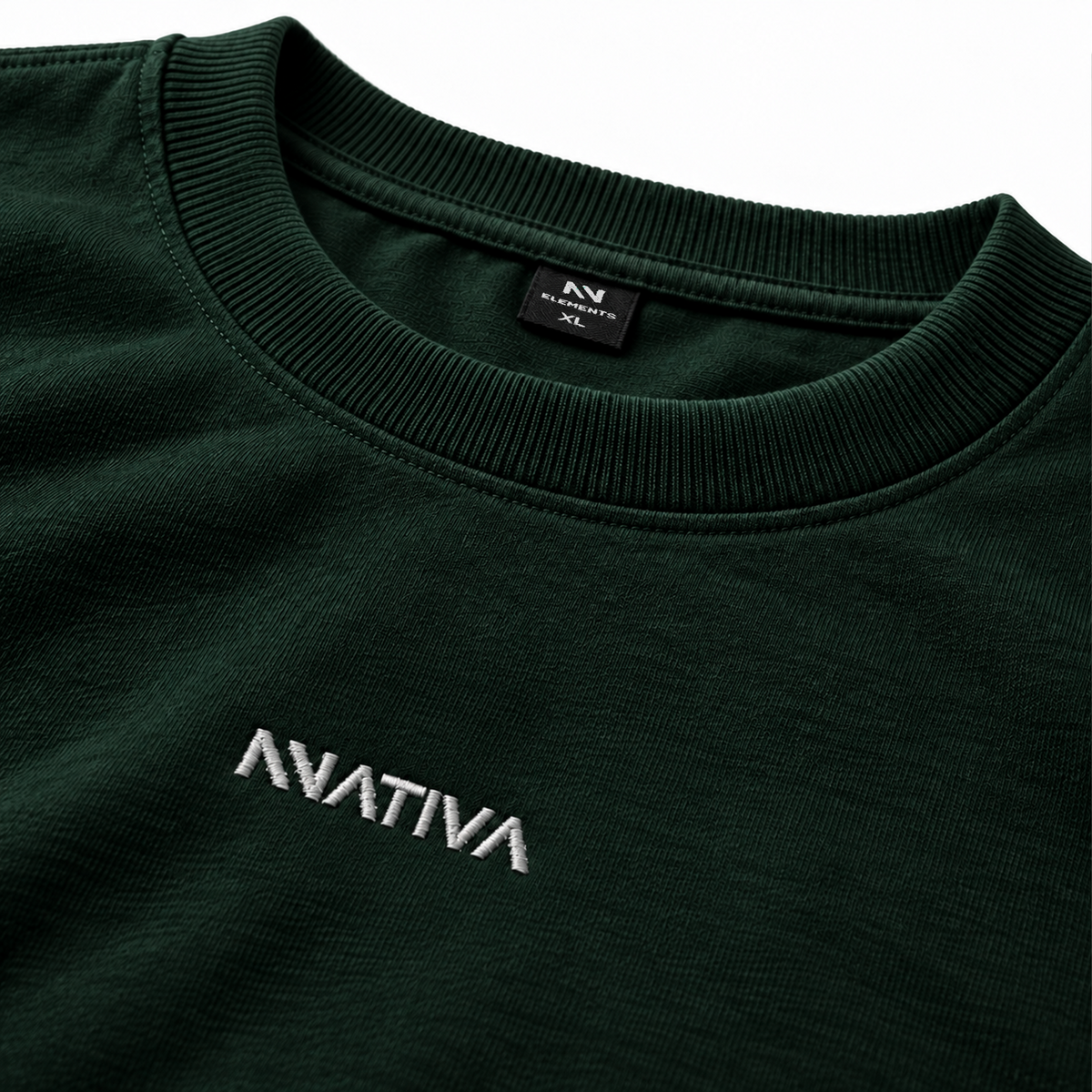 POLERA OVERSIZE BASIC VERDE® 100% ALGODÓN