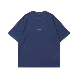 POLERA OVERSIZE AZUL BASIC® 100% ALGODÓN