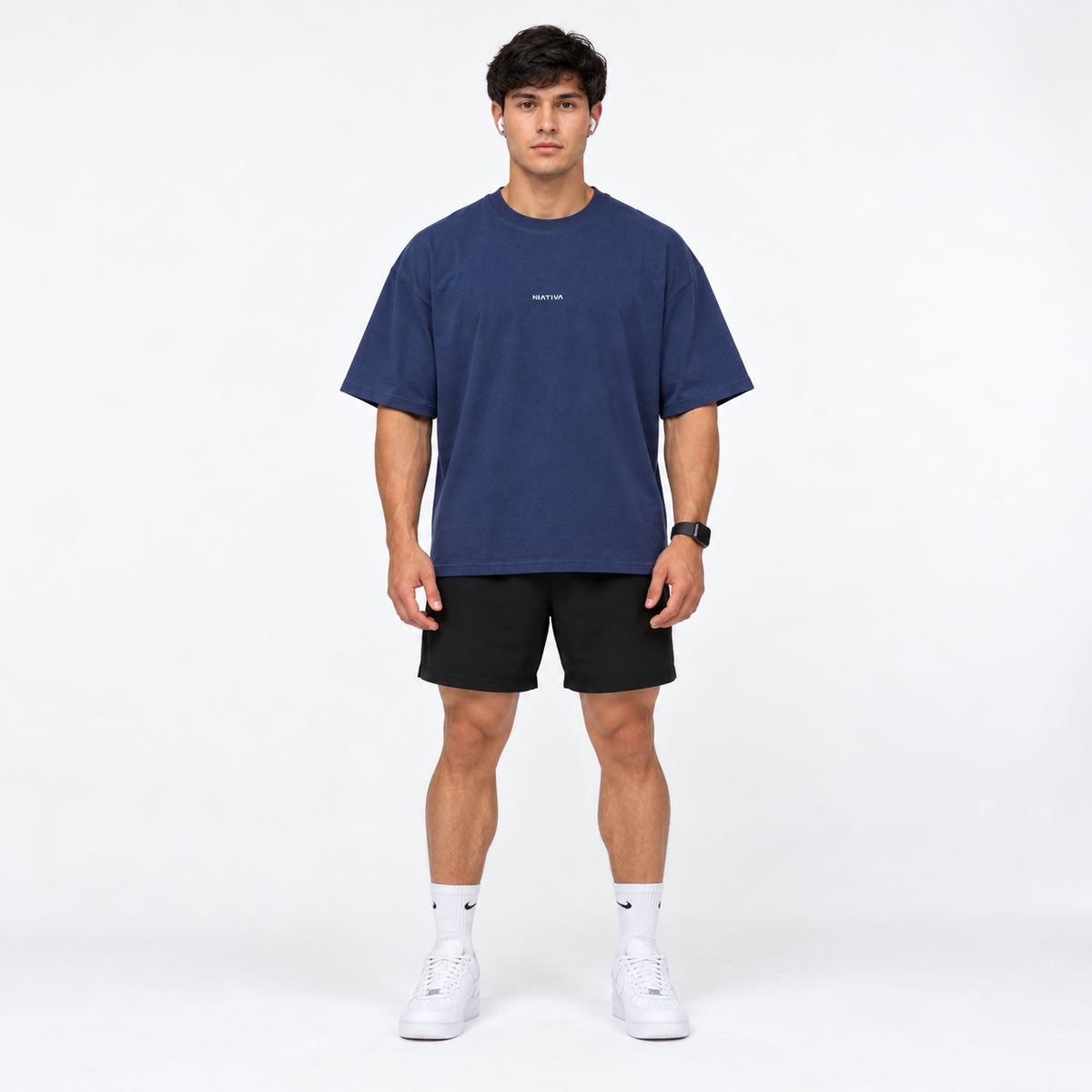 POLERA OVERSIZE AZUL CÓNDOR® 100% ALGODÓN