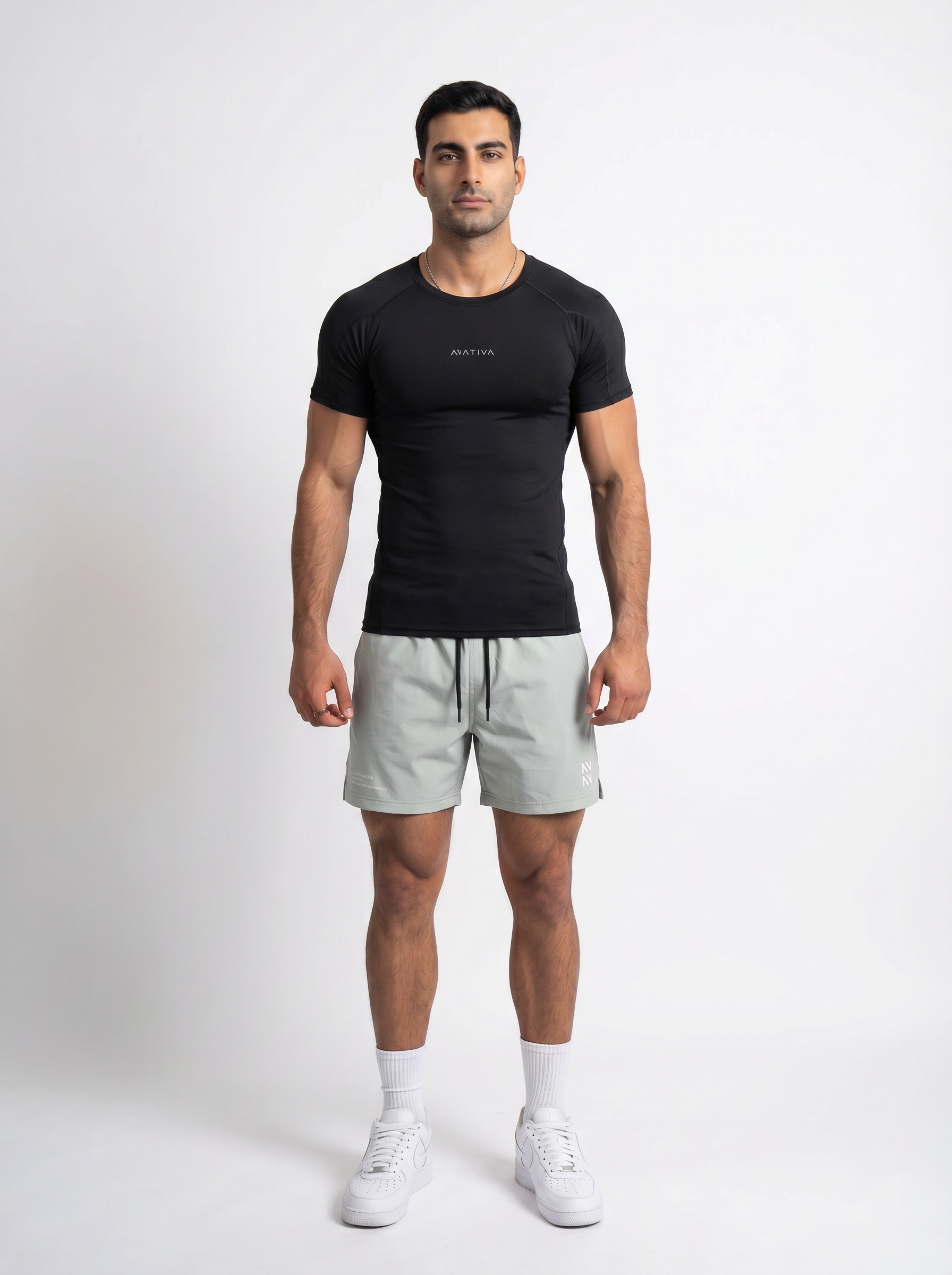 SHORT DEPORTIVO GRIS V2