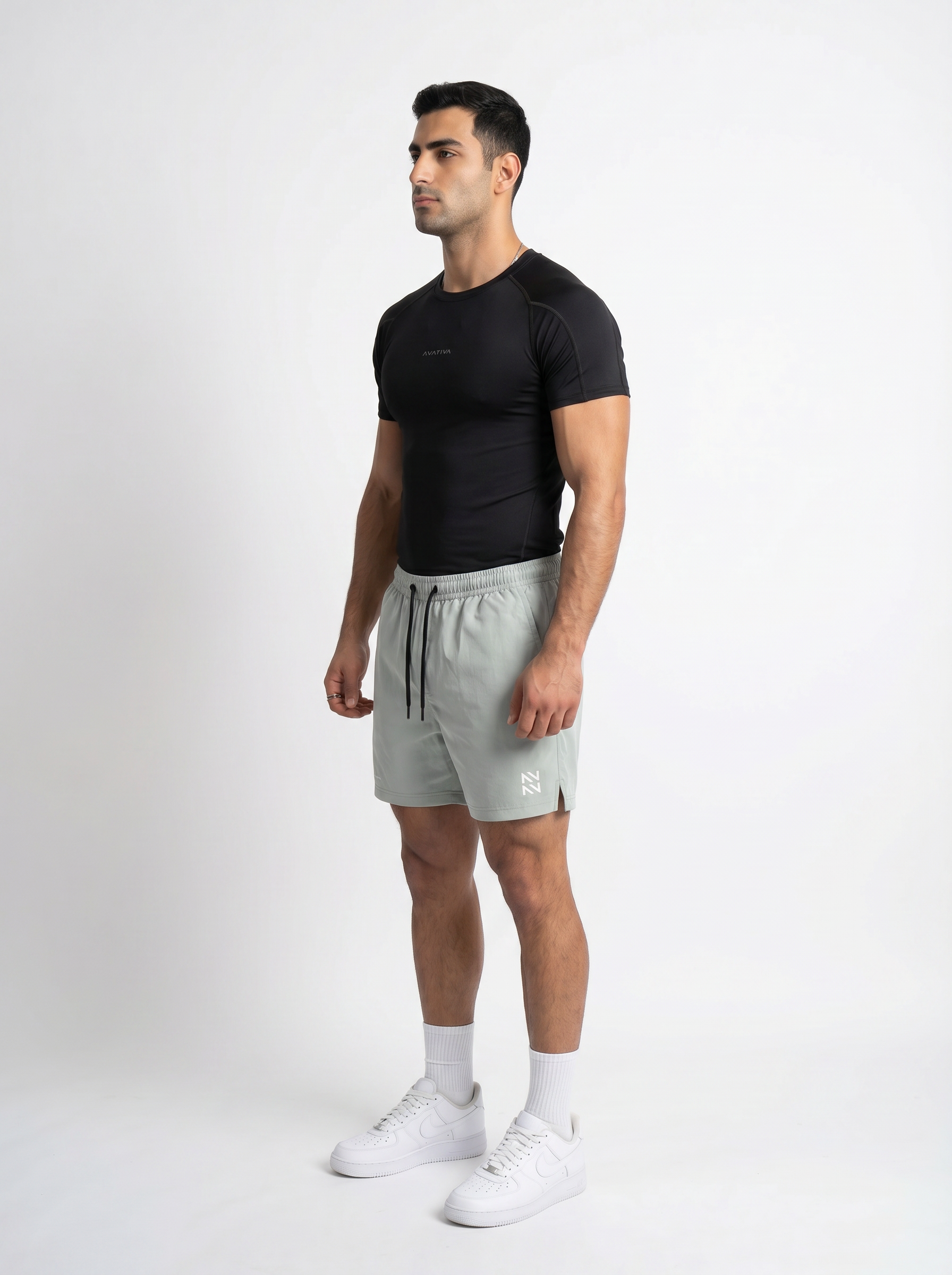 SHORT DEPORTIVO GRIS V2