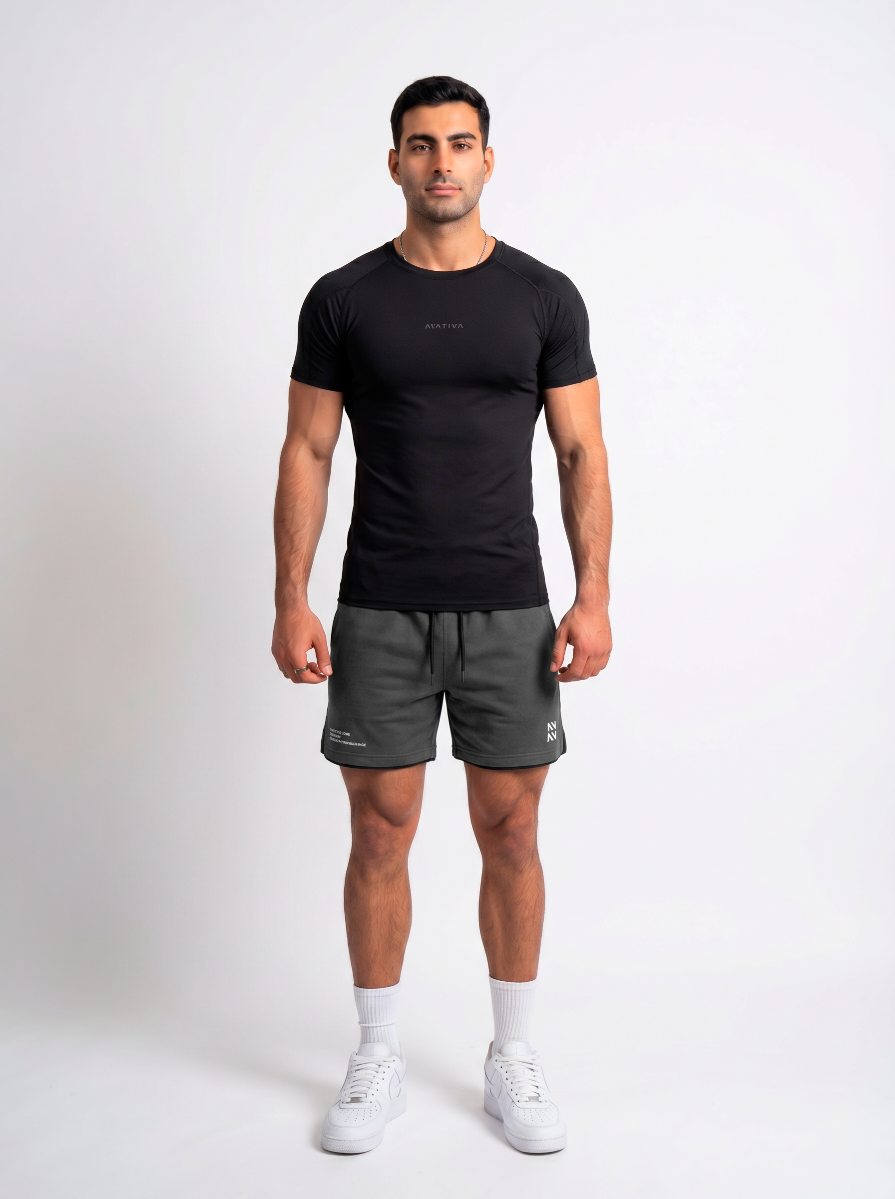 SHORT DEPORTIVO PLOMO V2