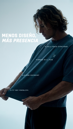 POLERA BOXYFIT ZONE™ MARINO