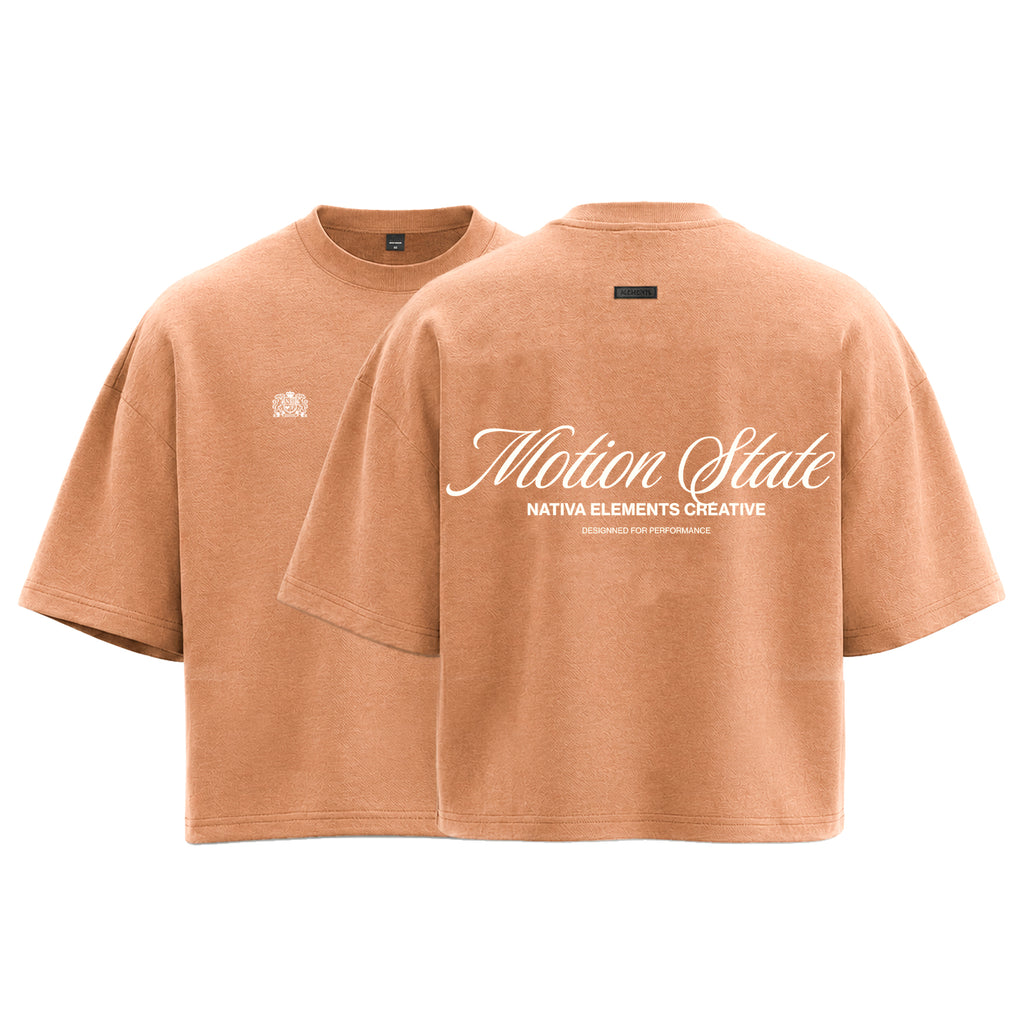 POLERA BOXYFIT MOKKA MOTIONSTATE® 100% ALGODÓN
