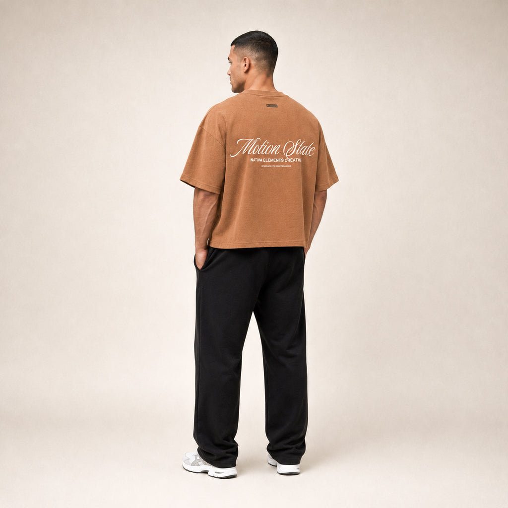 POLERA BOXYFIT MOKKA MOTIONSTATE® 100% ALGODÓN