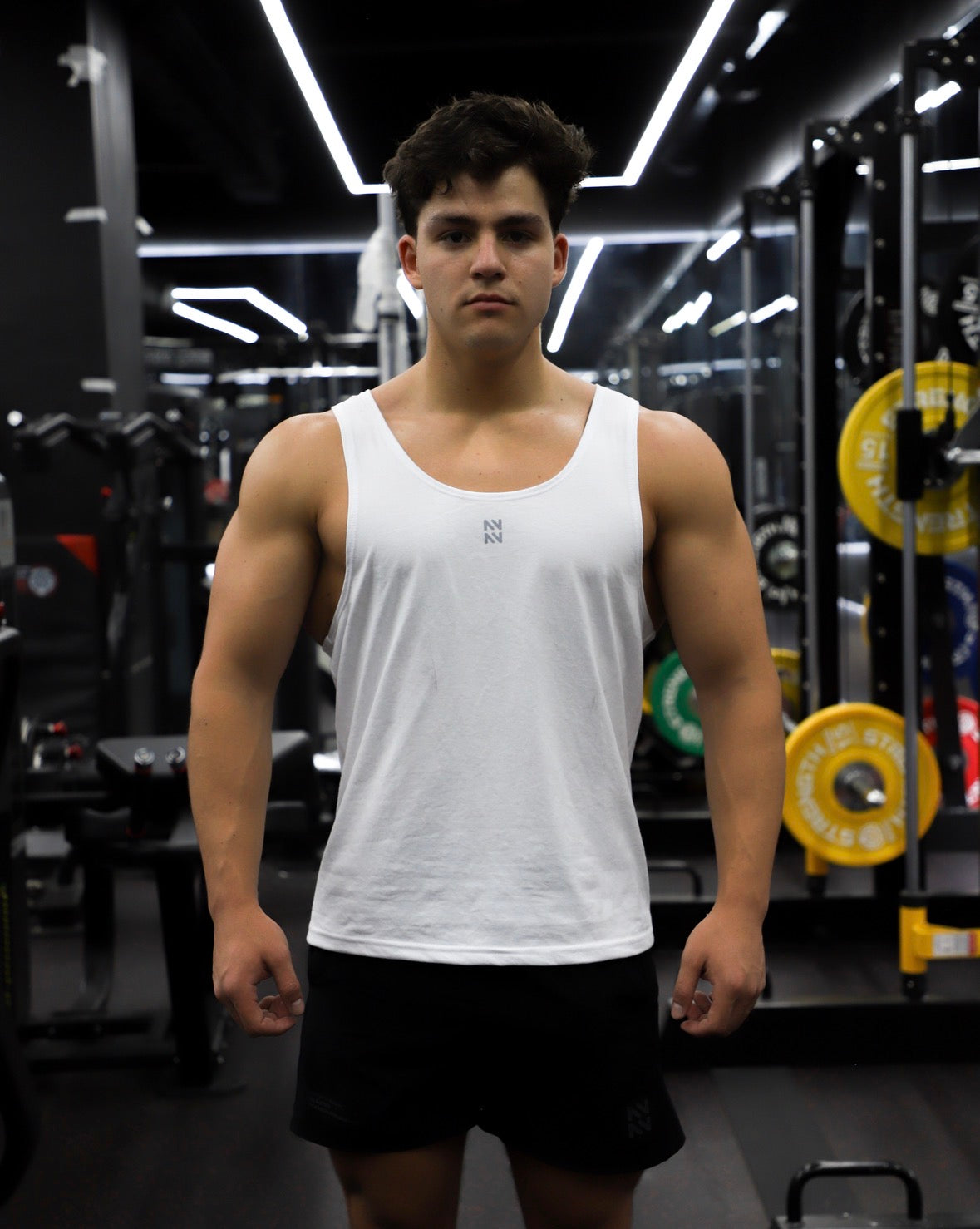 MUSCULOSA STRINGER BLANCA