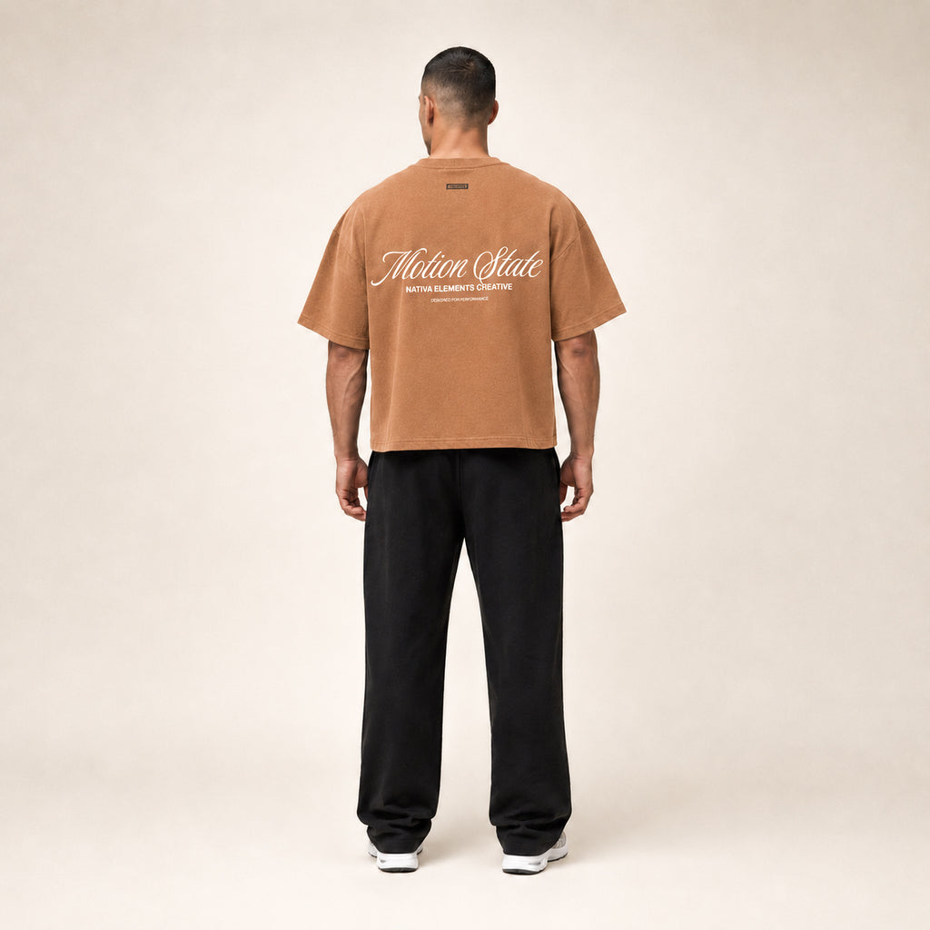 POLERA BOXYFIT MOKKA MOTIONSTATE® 100% ALGODÓN
