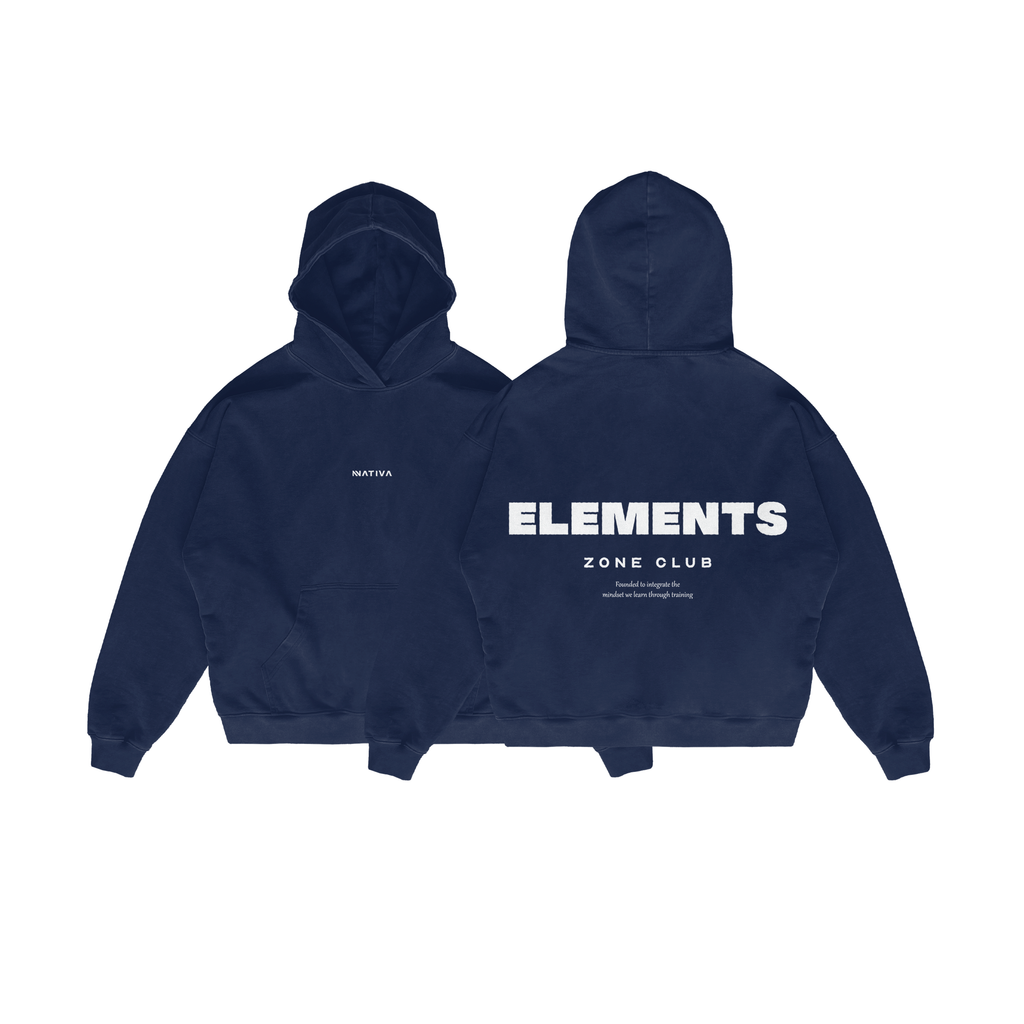 HOODIE ELEMENTS™ BOXY FIT NAVY