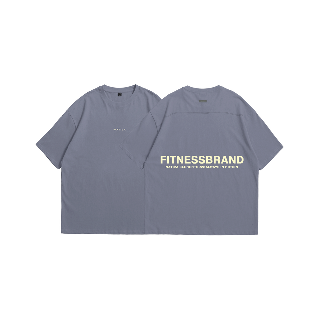 POLERA FITNESSBRAND™ OVERSIZE PLOMA