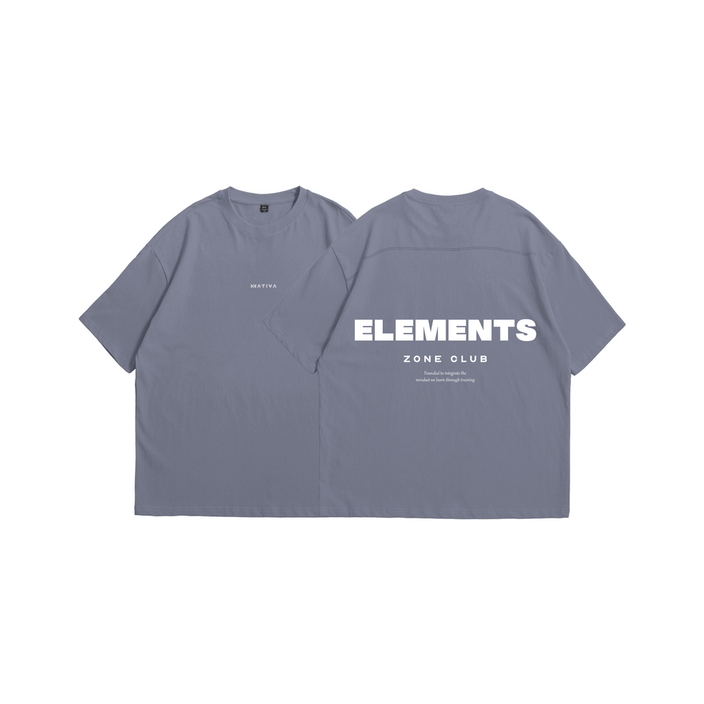 POLERA ELEMENTS™ OVERSIZE PLOMA