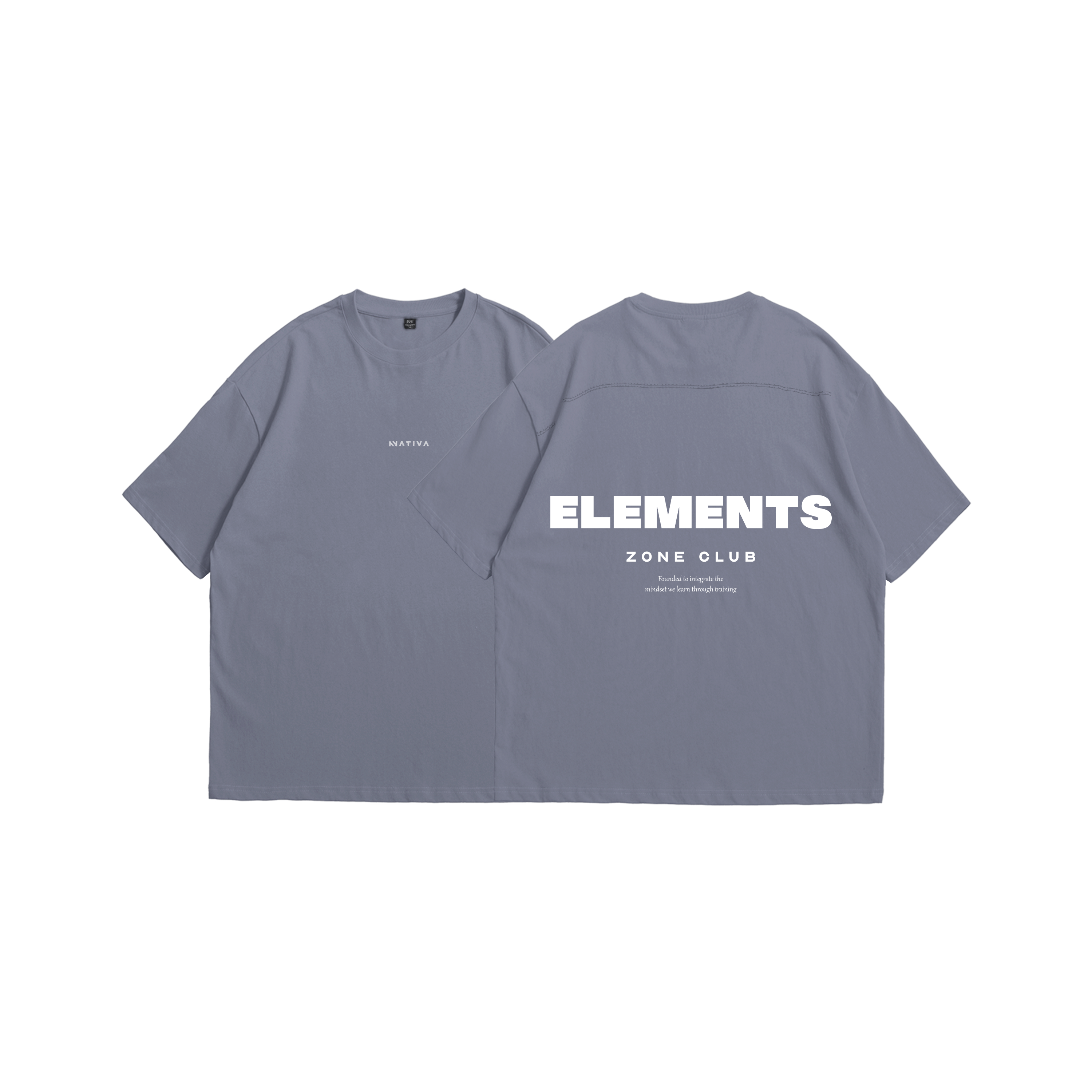 POLERA ELEMENTS™ OVERSIZE PLOMA