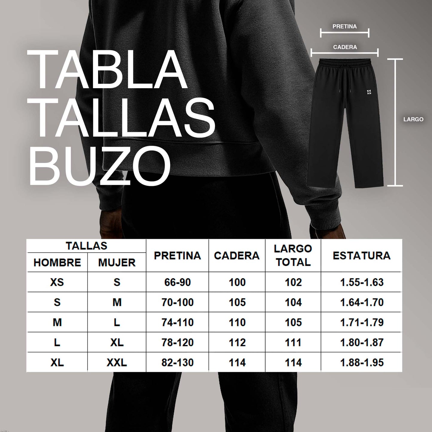BUZO PERFECT FIT PLOMO