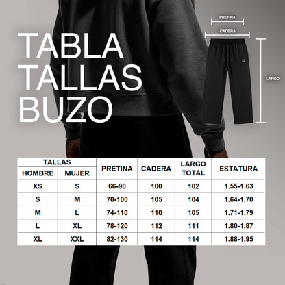 BUZO PERFECT FIT PLOMO