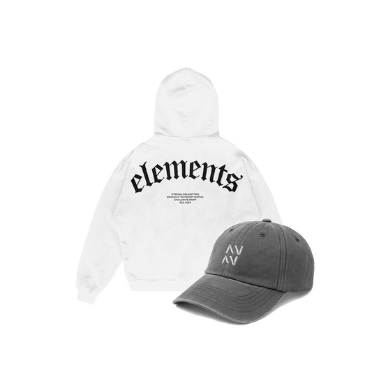 POLERON ELEMENTS BLANCO + JOCKEY GRATIS!