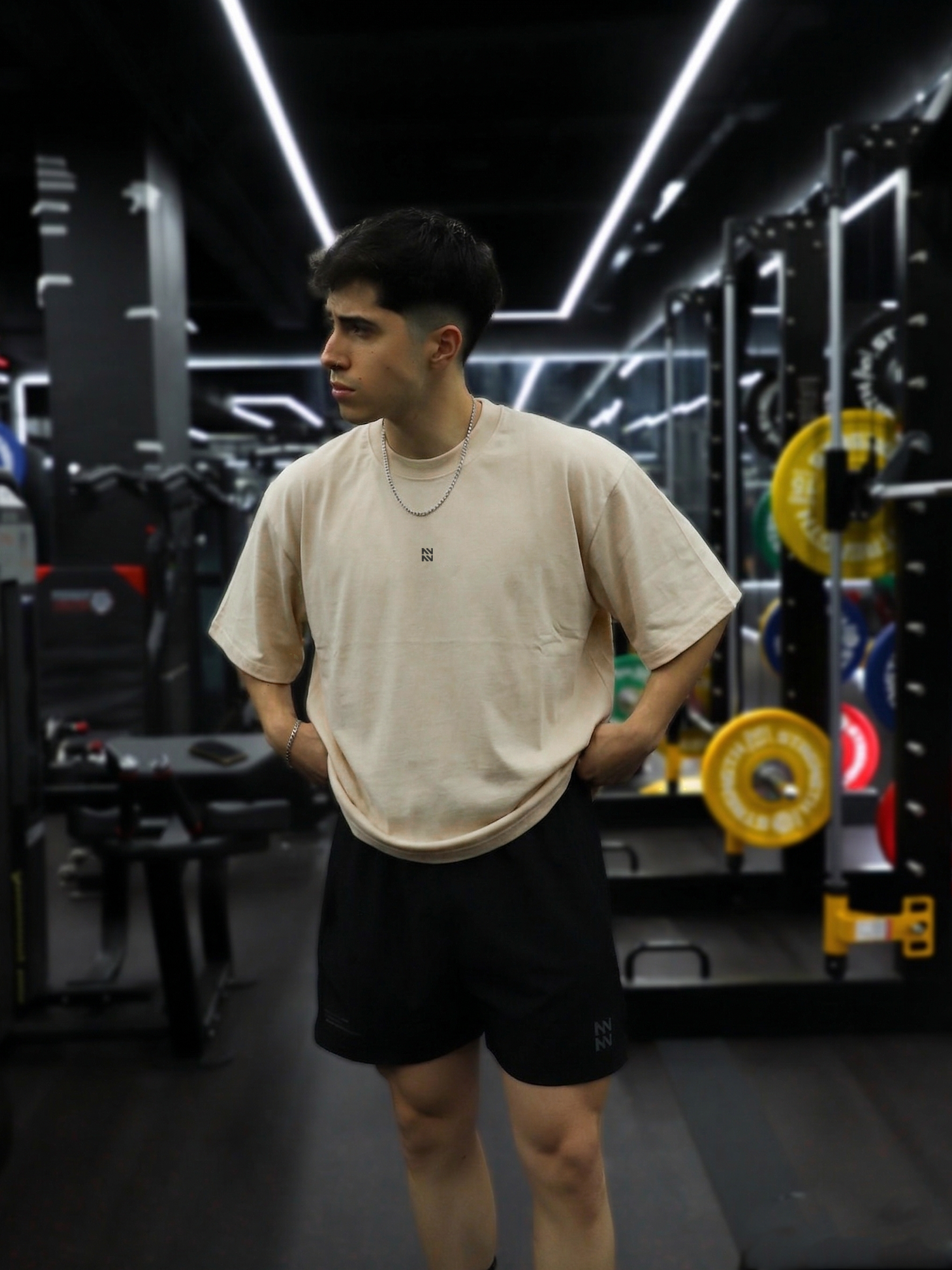 POLERA BOXYFIT BASICS™ BEIGE