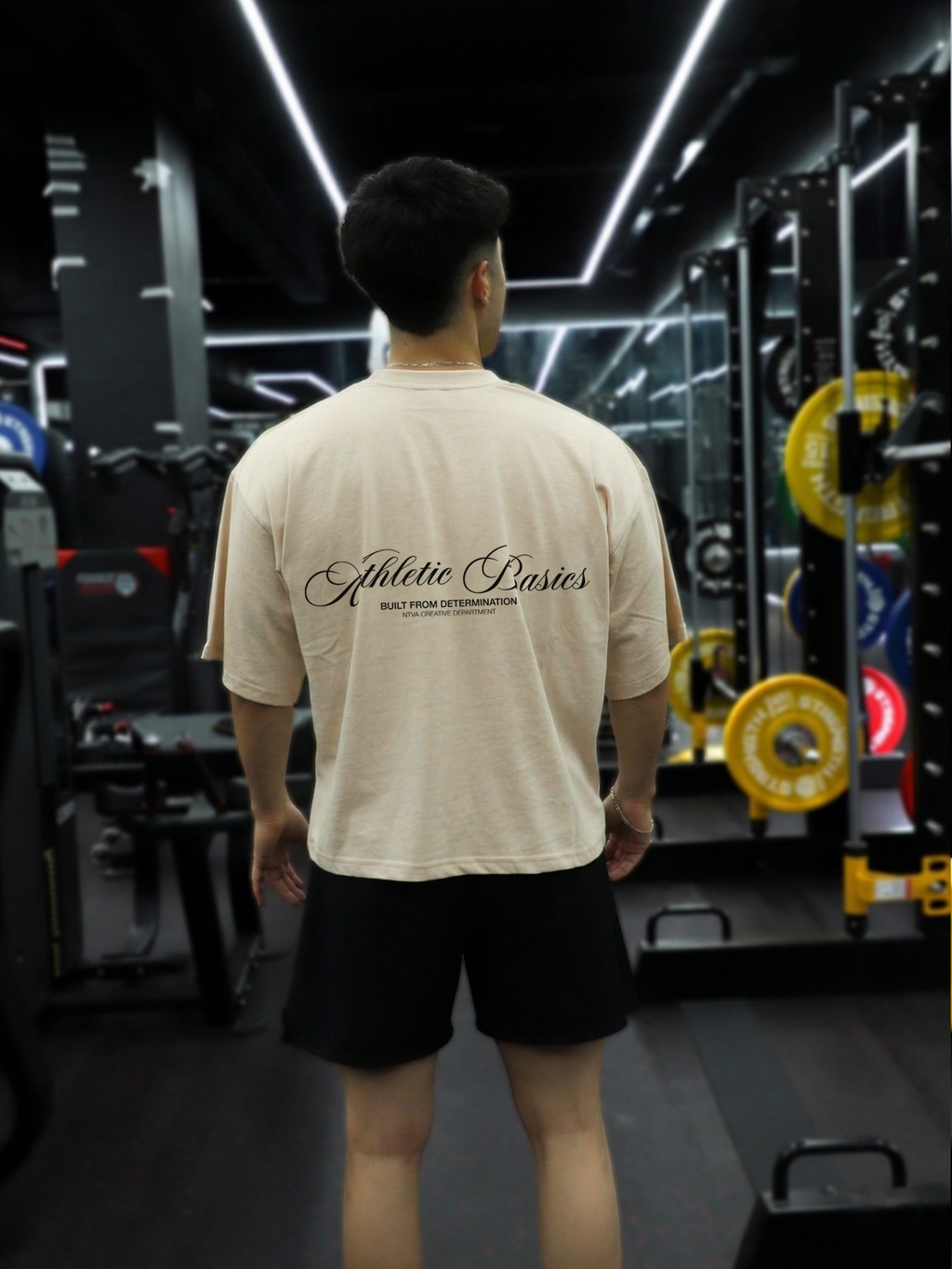 POLERA BOXYFIT BASICS™ BEIGE