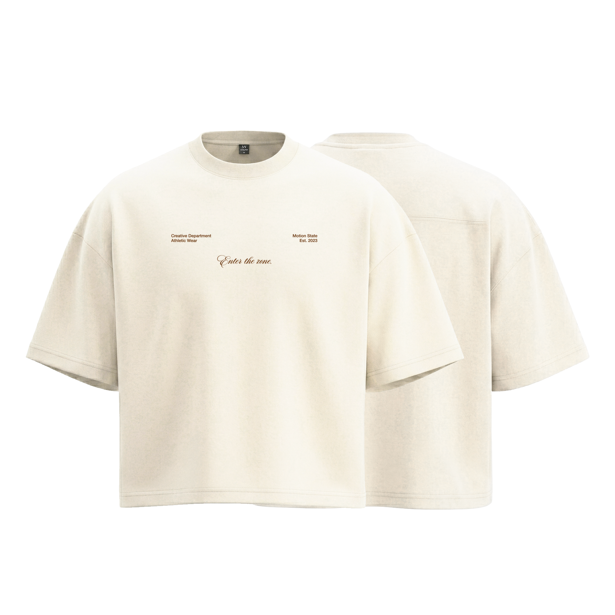 POLERA BOXYFIT ZONE™ CREMA