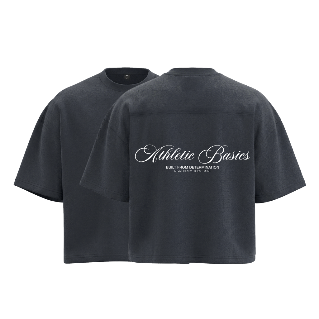 Polera Boxyfit Basics™ Marino — vista principal | Nativa Elements