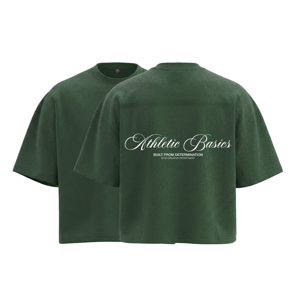 Polera Boxyfit Basics™ Verde — vista principal | Nativa Elements