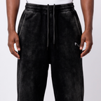 BUZO RECTO NEGRO WASHED PERFECT FIT® 100% ALGODON