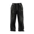 BUZO RECTO NEGRO WASHED PERFECT FIT® 100% ALGODON
