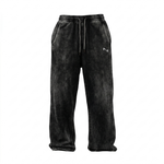 BUZO RECTO NEGRO WASHED PERFECT FIT® 100% ALGODON