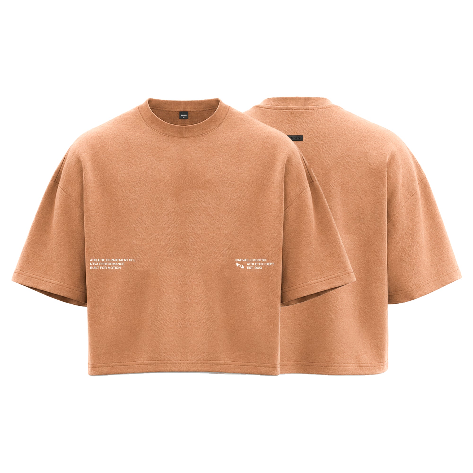 POLERA BOXYFIT MOKKA BASIC® 100% ALGODÓN