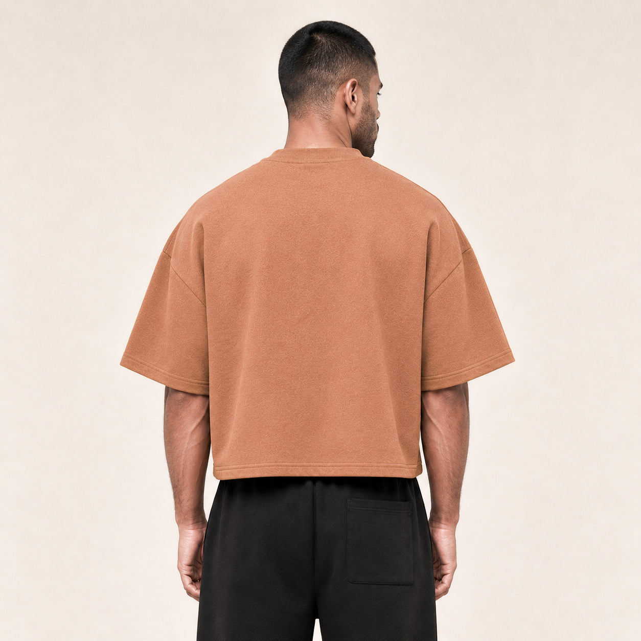 POLERA BOXYFIT MOKKA BASIC® 100% ALGODÓN