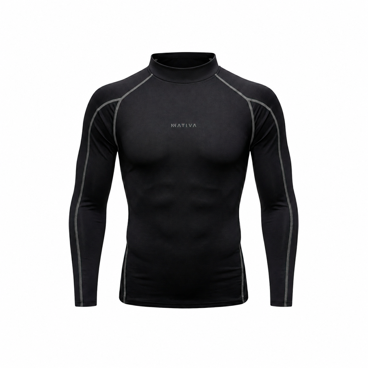 COMPRESS MANGA LARGA NEGRA CON GRIS LEGEND®